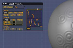 Sculpt Brush Curve