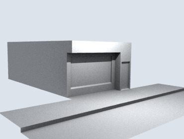 Modelo do SketchUp renderizado no Blender