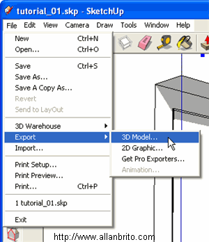 SketchUp Export