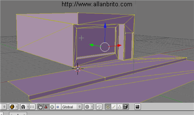 Modelo do SketchUp no Blender