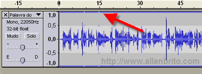 Audacity - Envelope faixa de volume