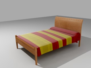 Blender 3D - Cama