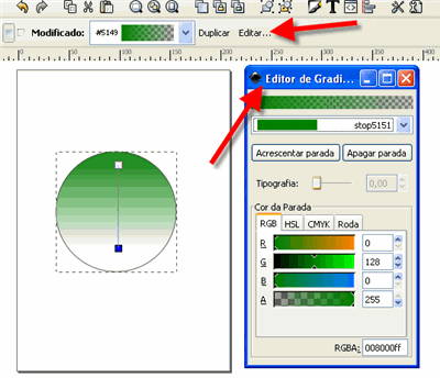 Inkscape Tutorial Editar Gradientes