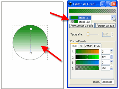 Inkscape Tutorial Editar Gradientes - Edição