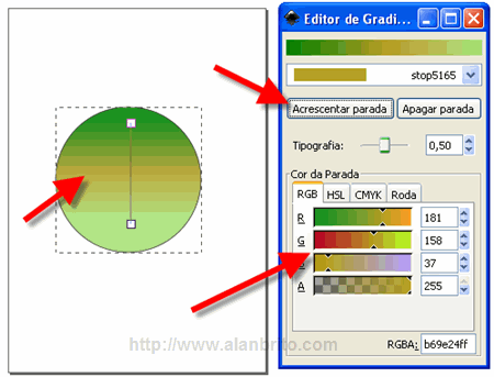 Inkscape Tutorial Editar Gradientes - Edição 3