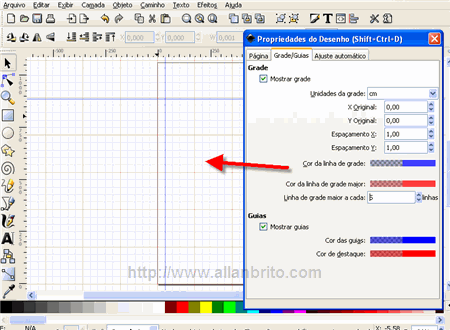 Inkscape guias