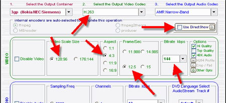 Interface do SUPER com opções