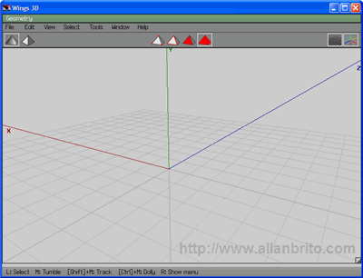 Wings 3D - Interface