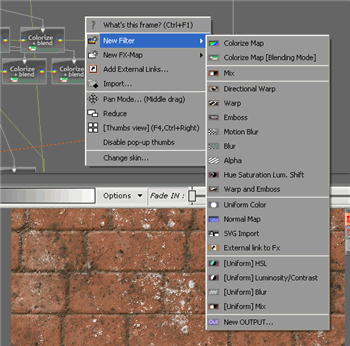 MapZone - Texturas - Composição de texturas - Nós