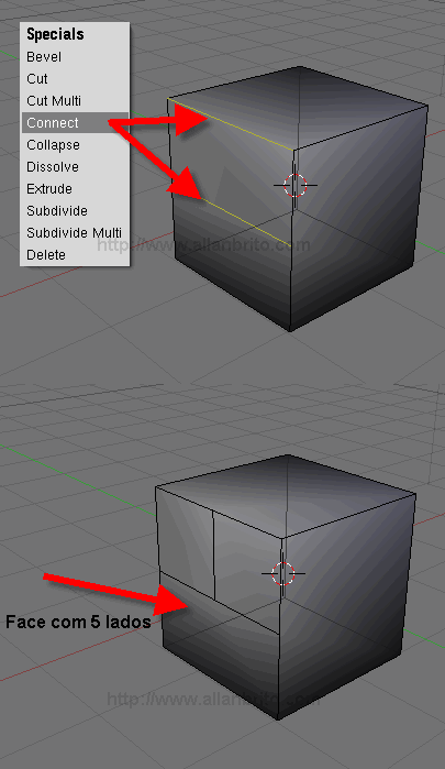 Blender B-Mesh Connect