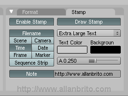 Blender SVN Stamp