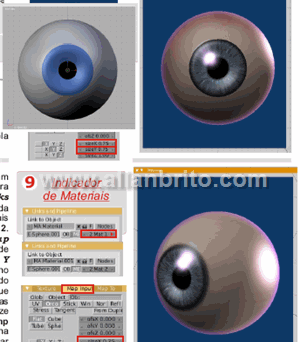 Tutorial Blender 3D - Olhos virtuais 2