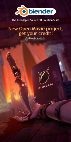 Poster Projeto Durian Blender 3D