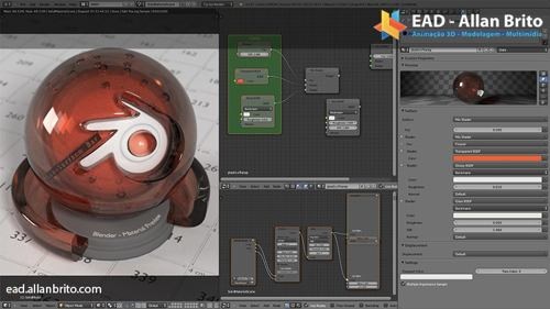 Curso sobre materiais avançados com Blender Cycles