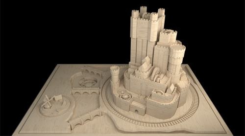 Castelo criado no Blender