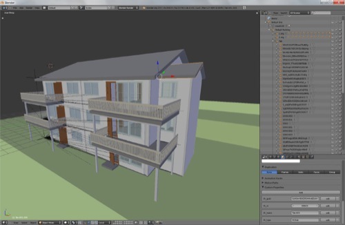 Revit para o Blender