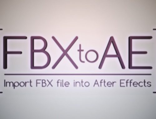 Como importar FBX para o After Effects?