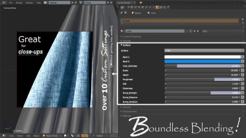 materiais gratuitos para o Blender Cycles