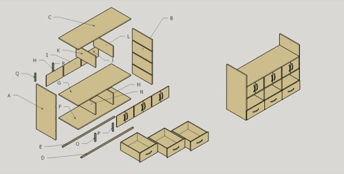 design de móveis e marcenaria