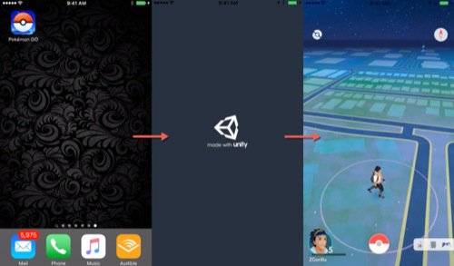 Pokémon GO foi produzido no Unity