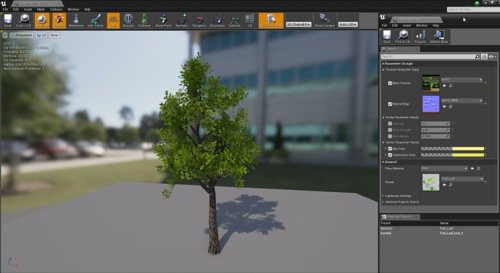 coleção com 18 árvores gratuitas para Unreal Engine