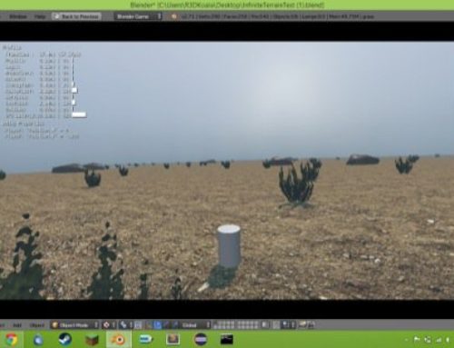 Cenários infinitos em jogos no Blender